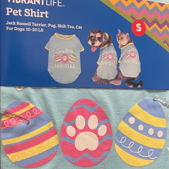 Vibrant Life Other - Vibrant Life Blue Pet Shirt for Cats